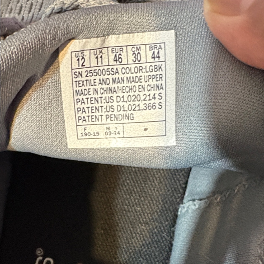 Skechers Men's Charcoal Sneakers - Picture 3 of 9